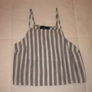 Lulus striped crop